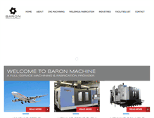 Tablet Screenshot of baronmachine.com